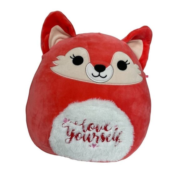 Squishmallows Inspiration Messages "Love Yourself" Lexi Red Fox 16" - Picture 1 of 4